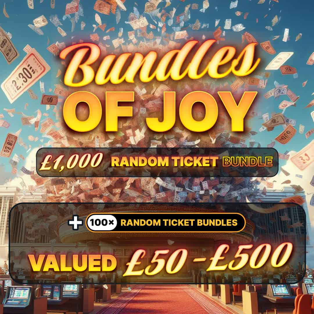 Bundles of Joy: £1000 Ticket Bundle + Over 100 Instant Wins #8 - Gaming ...